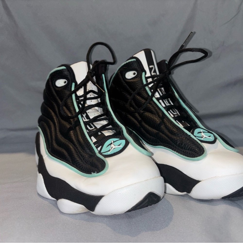 Air Jordan Pro Strong Black White Teal Men’s Size 9